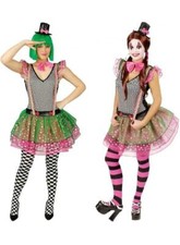 Clown Harlekin Kostüm Kleid