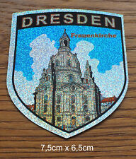 Alter Sticker Aufkleber Glitzer Prismatic Dresden Frauenkirche Neumarkt Sachsen