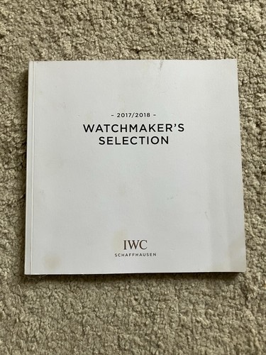 Iwc schaffhausen watchmaker - schaffhausen,