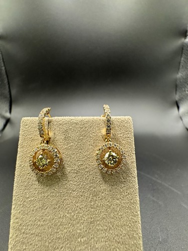 Diamant hänge ohrringe - hänge,