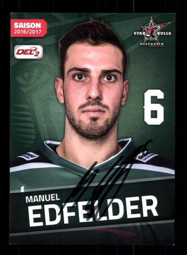 Manuel edfelder autogrammkarte - edfelder,