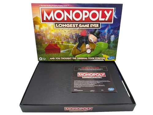 Hasbro monopoly longest game - monopoly,