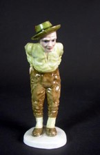 alte Porzellanfigur - Bauer  -