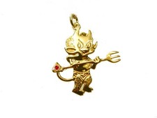 Teufel Anhänger Gold 333