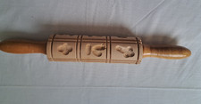 1 Stück Springerle Back-Model, Roll-Holz, 12 Motive, sehr guter Zustand
