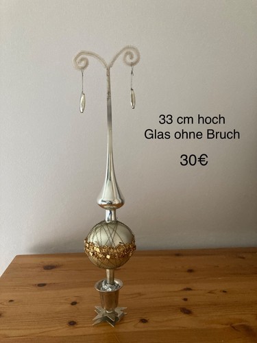Alte christbaumspitze mit - alte,