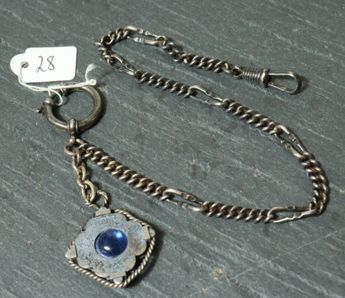 Alte silberne taschenuhrkette - alte,
