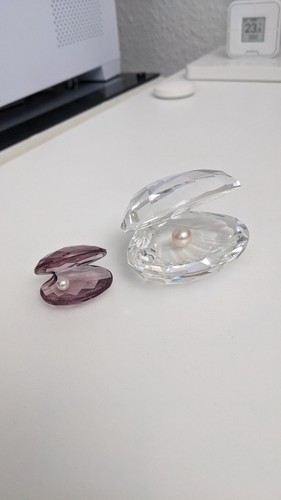 Swarovski zwei muschel mit - ,