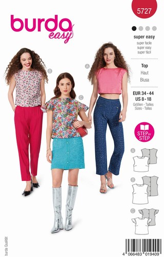 Schnittmuster sommertop mit - schnittmuster,