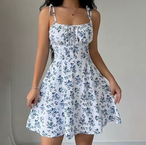 Blumenkleid minikleid damen - blumenkleid,
