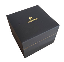 Aigner Uhrenbox fuer 1 Uhr  Uhrenverpackung Uhrenschatulle Uhrenaufbewahrung