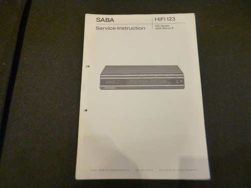 Original service manual - original,