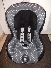 Britax Römer King Plus Bezug  Ersatzbezug grau mit Sternen und schwarz *neu*