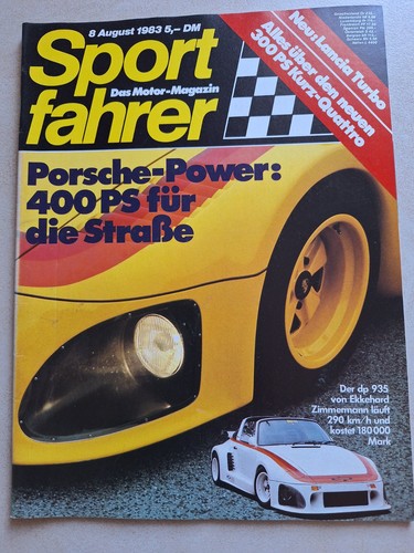 Sportfahrer das - -,