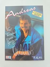 ANDREAS Autogramm signiert Autogrammkarte Original