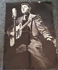 Elvis Presley-Poster 70cm x50cm-Schwarz-Weiß-mit Bildhalter/Cliprahmen-gebraucht