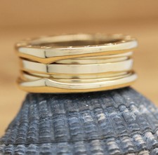 Bulgari B - Zero 1 Ring - 3 Band in 18KT Gold - Gr. 52 mit Bulgari Box