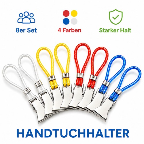 Bunte seil handtuch klammern - seil, handtuch-klammern