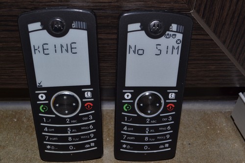 Motorola motofone schwarz - f3,