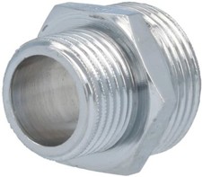 Sanitop-Wingenroth 161473 Doppelnippel verchromt 3/8