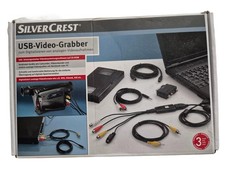 Silver Crest USB Video Grabber VG2010 Digitalisierer VHS Video8 Hi8 PC Kabel