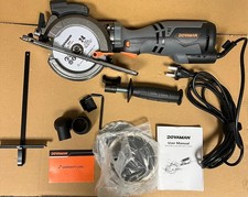 DOVAMAN MCS01A Mini-Kreissäge mit Laser – 710 W, 6 Sägeblätter, Holz-/Metall-/Fl