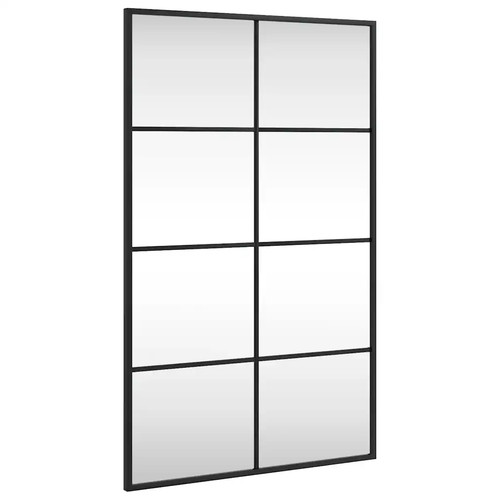 Wandspiegel schwarz 50x80 - schwarz, cm