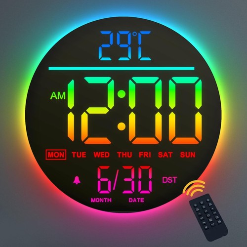 Zoll digitale wanduhr led - zoll,