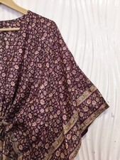 Reine Seide Kleid Tunika