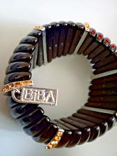 BIBA Armband Modeschmuck Schwarz Verstellbar  Neu