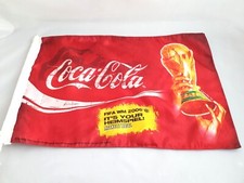 Coca Cola Werbung WM 2006 Fahne Autofahne Fanartikel Pokal 1974 FIFA TM Reklame