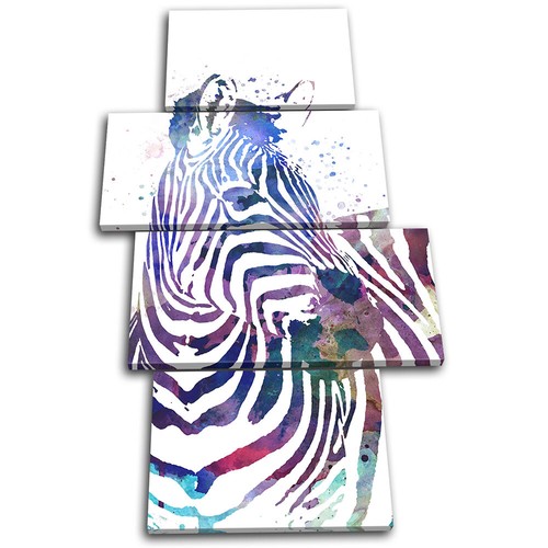 Abstract wild zebra paint - zebra,