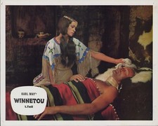 Winnetou 1. Teil Aushangfoto / Filmplakat Lex Barker, Marie Versini Karl May