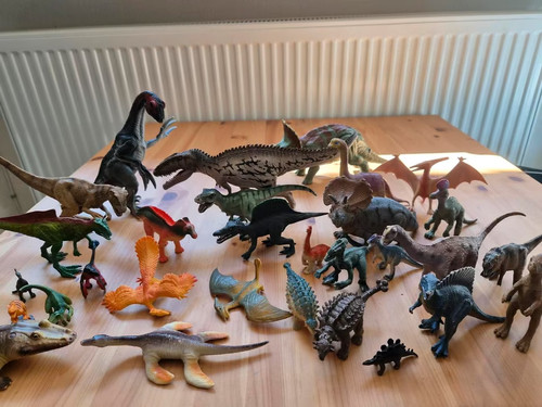 Große sammlung dinosaurier - sammlung,