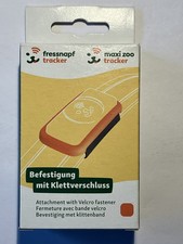 Ersatzbefestigung f. fressnapf Tracker, Befestigung mit Klettverschluss - orange