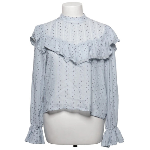 Zara bluse größe m blau - größe:,