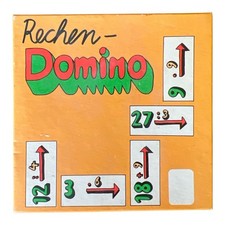 Rechen - Domino, Kinderspiel, Plasticart, DDR, VEB, Vollständig