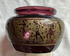 Moser Vase Goldfries