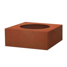 Feuerstelle Square aus Metall