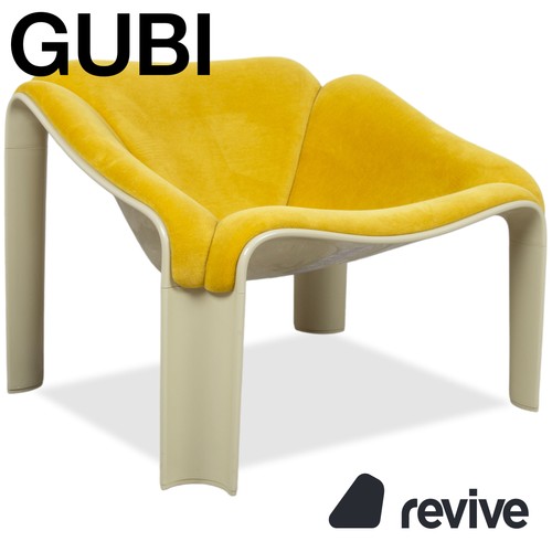 Gubi f300 stoff sessel gelb - gubi,