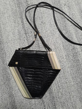 Damenhandtasche Handtasche aus Krokodilleder, 80 er Jahre