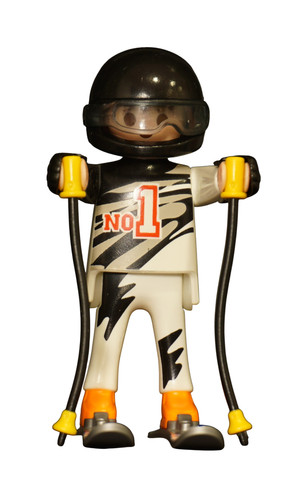 Playmobil skifahrer mann figur - skifahrer,