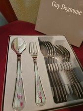 10-teiliges Essbesteck Edelstahl 18/10  Guy Degrenne Frankreich Löffel Gabel