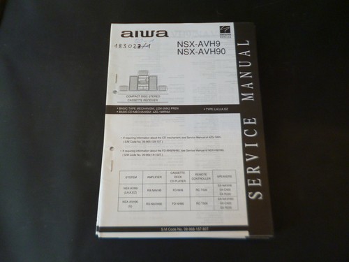 Original service manual - service,