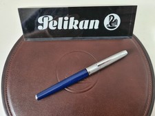 Pelikan P12 "M" Silvexa  dunkelblau Füllhalter Füller 2/1965-1968 VINTAGE RAR