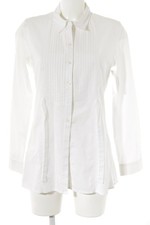 GABI LAUTON Long-Bluse Damen Bluse Gr. DE 38 weiß Elegant