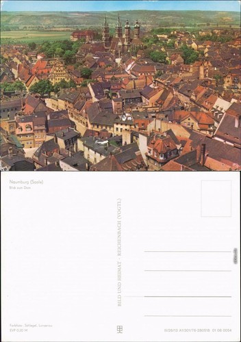 Ansichtskarte naumburg - naumburg, (saale)
