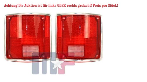 Rückleuchte chromrand - m.,
