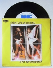 7" Vinyl Single : NIGHTLIFE UNLIMITED 'Just be yourself' + 'Do me tonight' -1982