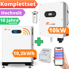 Solaranlage Komplettpaket Felicity Speicher 10,24 kWh Wechselrichter 10kW Set PV